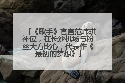 《歌手》官宣范玮琪补位，在长沙机场与粉丝大方比心，代表作《最初的梦想》