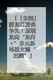 「多图」群龙竞渡勇争先！深圳龙岗“龙舟+”多元新场景火爆“出圈”