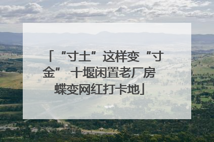 “寸土”这样变“寸金” 十堰闲置老厂房蝶变网红打卡地