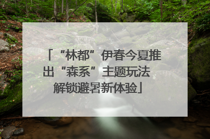 “林都”伊春今夏推出“森系”主题玩法 解锁避暑新体验