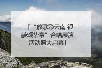 “放歌彩云南 银龄颂华章”合唱展演活动盛大启幕