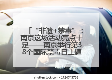 “非遗+禁毒”：南京这场活动亮点十足——南京举行第38个国际禁毒日主题宣传活动
