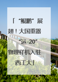“鲲鹏”展翅！大国重器“运-20”物理样机入驻西工大