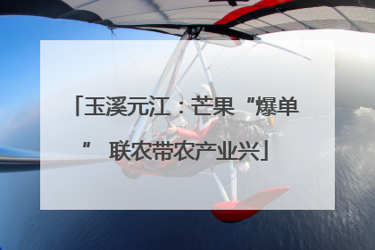 玉溪元江：芒果“爆单” 联农带农产业兴