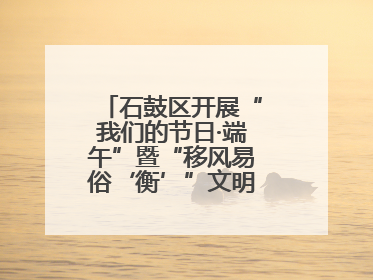 石鼓区开展“我们的节日·端午”暨“移风易俗‘衡’”文明主题实践活动