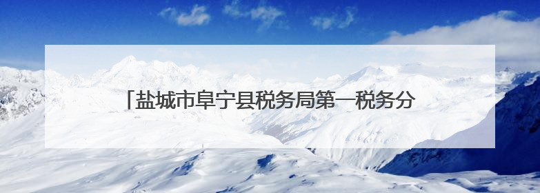 盐城市阜宁县税务局第一税务分局开展廉政警示教育系列活动