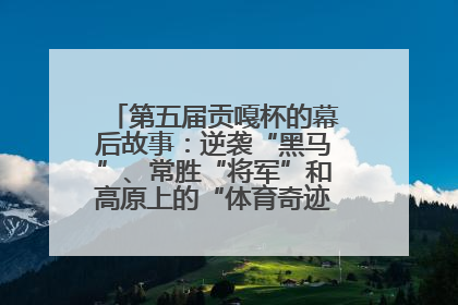 第五届贡嘎杯的幕后故事：逆袭“黑马”、常胜“将军”和高原上的“体育奇迹”丨微纪录