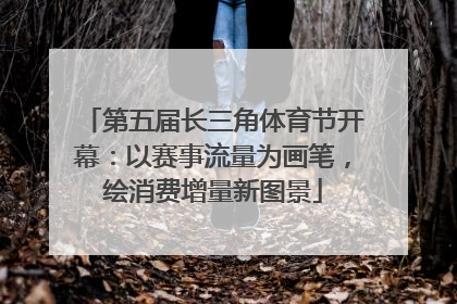 第五届长三角体育节开幕：以赛事流量为画笔，绘消费增量新图景