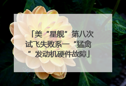 美“星舰”第八次试飞失败系一“猛禽”发动机硬件故障