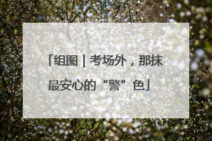 组图｜考场外，那抹最安心的“警”色