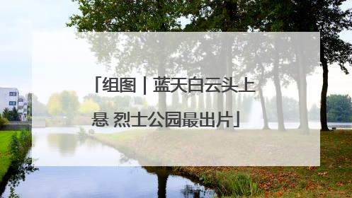 组图｜蓝天白云头上悬 烈士公园最出片
