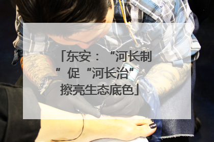东安：“河长制”促“河长治” 擦亮生态底色