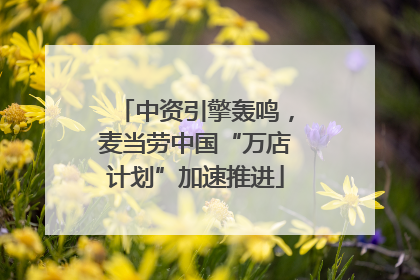 中资引擎轰鸣，麦当劳中国“万店计划”加速推进