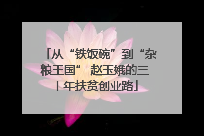 从“铁饭碗”到“杂粮王国” 赵玉娥的三十年扶贫创业路