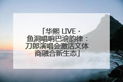 华熙 LIVE・鱼洞唱响巴渝韵律：刀郎演唱会激活文体商融合新生态