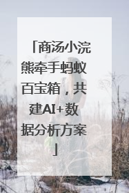 商汤小浣熊牵手蚂蚁百宝箱，共建AI+数据分析方案