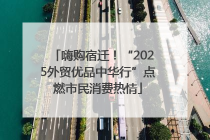 嗨购宿迁！“2025外贸优品中华行”点燃市民消费热情