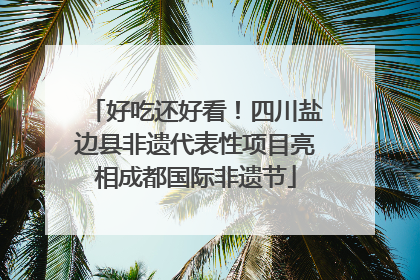 好吃还好看！四川盐边县非遗代表性项目亮相成都国际非遗节
