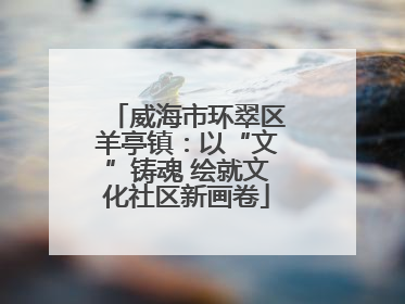 威海市环翠区羊亭镇：以“文”铸魂 绘就文化社区新画卷