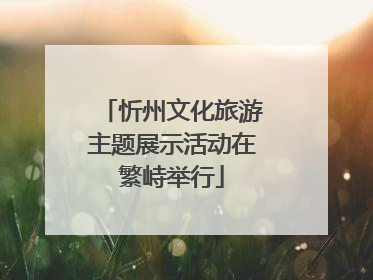 忻州文化旅游主题展示活动在繁峙举行