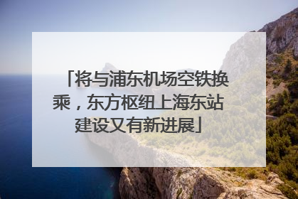 将与浦东机场空铁换乘，东方枢纽上海东站建设又有新进展