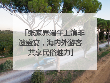 张家界端午上演非遗盛宴，海内外游客共享民俗魅力