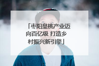 枣阳皇桃产业迈向百亿级 打造乡村振兴新引擎