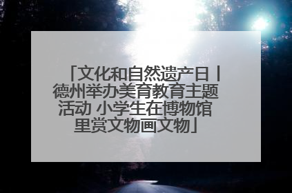 文化和自然遗产日丨德州举办美育教育主题活动 小学生在博物馆里赏文物画文物