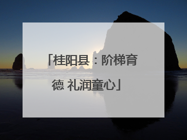 桂阳县：阶梯育德 礼润童心