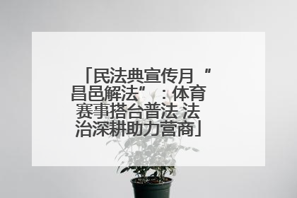 民法典宣传月“昌邑解法”：体育赛事搭台普法 法治深耕助力营商