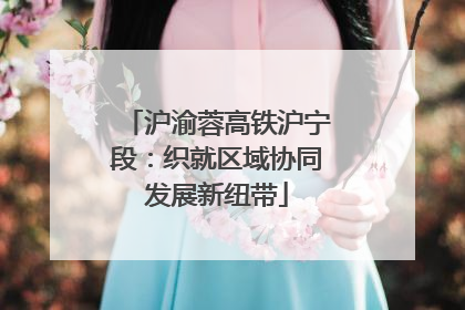 沪渝蓉高铁沪宁段：织就区域协同发展新纽带
