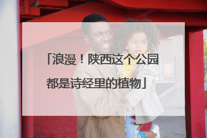 浪漫！陕西这个公园都是诗经里的植物