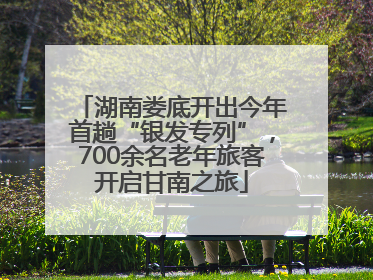 湖南娄底开出今年首趟“银发专列”，700余名老年旅客开启甘南之旅