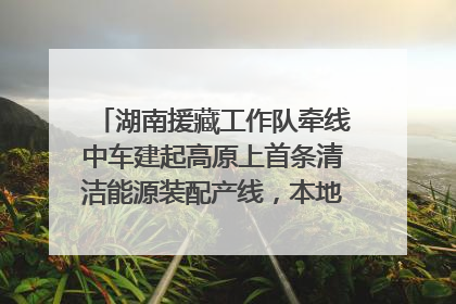 湖南援藏工作队牵线中车建起高原上首条清洁能源装配产线，本地大学生成车间检验员