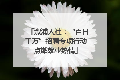 溆浦人社：“百日千万”招聘专项行动点燃就业热情
