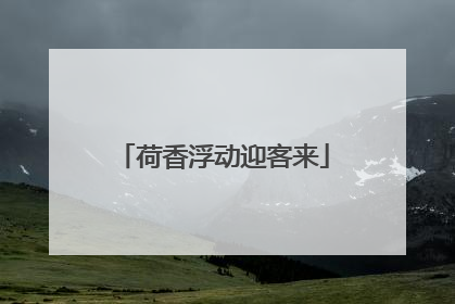 荷香浮动迎客来