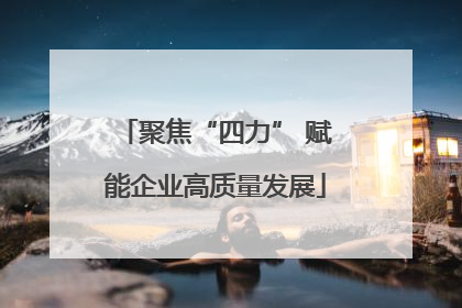 聚焦“四力” 赋能企业高质量发展
