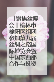 聚焦丝博会丨榆林市榆阳区组团参加第九届丝绸之路国际博览会暨中国东西部合作与投资贸易洽谈会