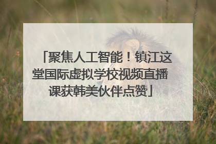 聚焦人工智能！镇江这堂国际虚拟学校视频直播课获韩美伙伴点赞