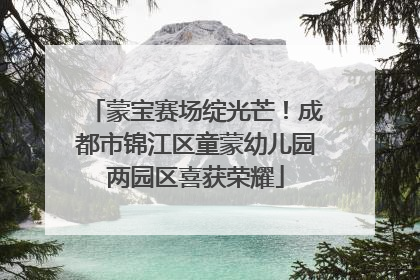 蒙宝赛场绽光芒！成都市锦江区童蒙幼儿园两园区喜获荣耀
