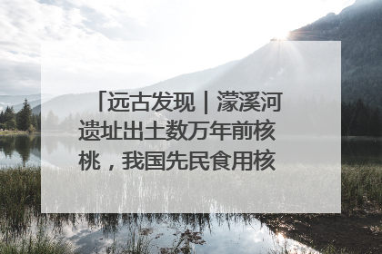 远古发现｜濛溪河遗址出土数万年前核桃，我国先民食用核桃历史大幅提前