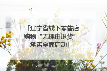 辽宁省线下零售店购物“无理由退货”承诺全面启动