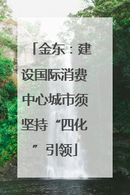金东：建设国际消费中心城市须坚持“四化”引领