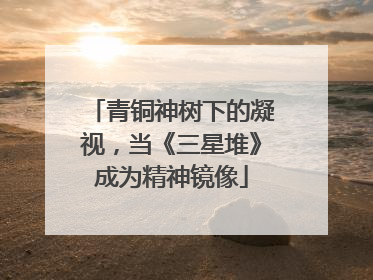 青铜神树下的凝视，当《三星堆》成为精神镜像