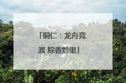 铜仁：龙舟竞渡 粽香黔里