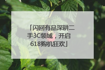 闪回有品深耕二手3C领域，开启618购机狂欢