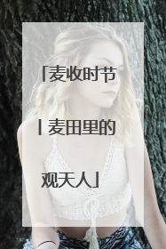 麦收时节丨麦田里的观天人