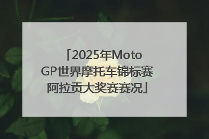 2025年MotoGP世界摩托车锦标赛阿拉贡大奖赛赛况