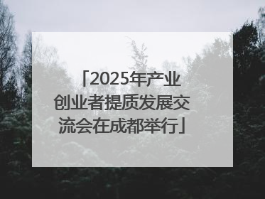 2025年产业创业者提质发展交流会在成都举行