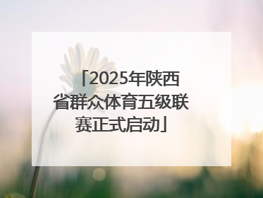 2025年陕西省群众体育五级联赛正式启动